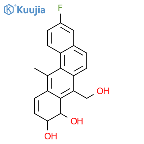 (8S,9S)-3-fluoro-7-(hydroxymethyl)-12-methyl-8,9-dihydrotetraphene-8,9-diol structure