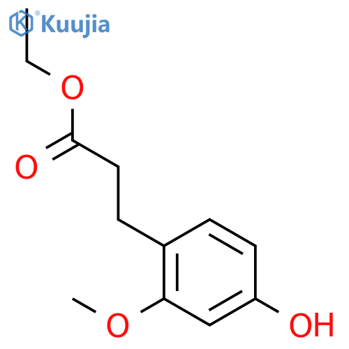 ethyl 3-(4-hydroxy-2-methoxyphenyl)propanoate structure