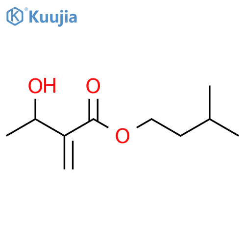 Butanoic acid,3-hydroxy-2-methylene-, 2-methylbutyl ester structure