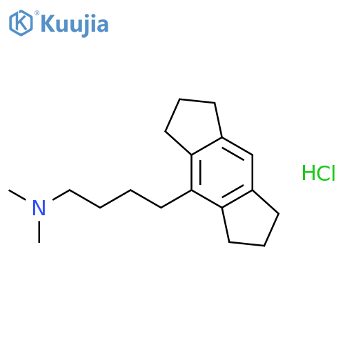 4-(1,2,3,5,6,7-hexahydro-s-indacen-4-yl)-N,N-dimethylbutan-1-amine hydrochloride structure