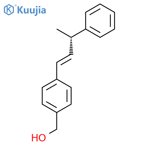 BENZENEMETHANOL, 4-[(1E,3S)-3-PHENYL-1-BUTENYL]- structure