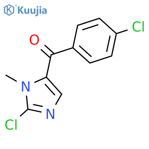 Methanone, (2-chloro-1-methyl-1H-imidazol-5-yl)(4-chlorophenyl)- structure