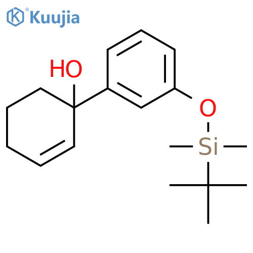 2-CYCLOHEXEN-1-OL, 1-[3-[[(1,1-DIMETHYLETHYL)DIMETHYLSILYL]OXY]PHENYL]- structure