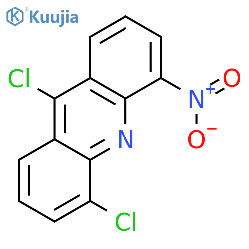 Acridine, 4,9-dichloro-5-nitro- structure