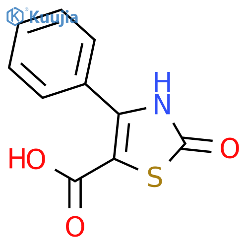 5-Thiazolecarboxylic acid, 2,3-dihydro-2-oxo-4-phenyl- structure