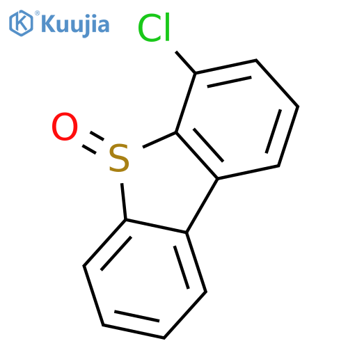 DIBENZOTHIOPHENE, 4-CHLORO-, 5-OXIDE structure