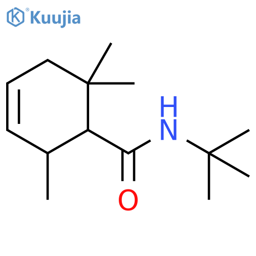 3-Cyclohexene-1-carboxamide,N-(1,1-dimethylethyl)-2,6,6-trimethyl- structure