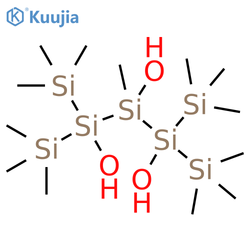 2,3,4-Pentasilanetriol, 1,1,1,3,5,5,5-heptamethyl-2,4-bis(trimethylsilyl)- structure