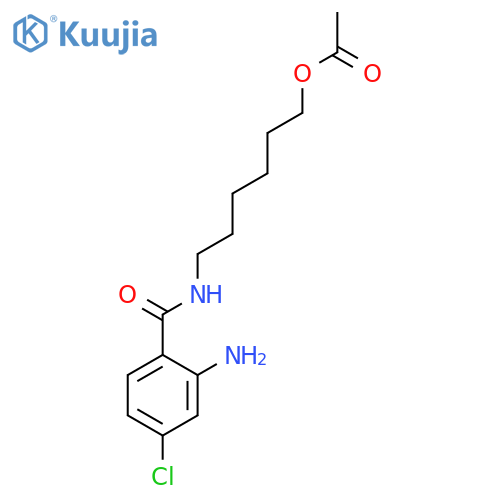 BENZAMIDE, N-[6-(ACETYLOXY)HEXYL]-2-AMINO-4-CHLORO- structure