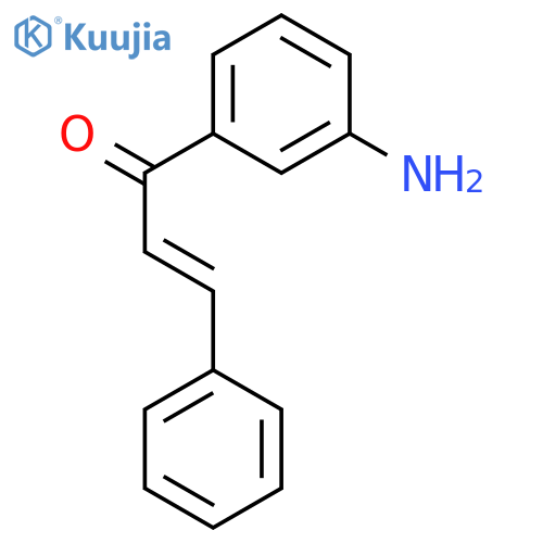 2-Propen-1-one, 1-(3-aminophenyl)-3-phenyl-, (2E)- structure