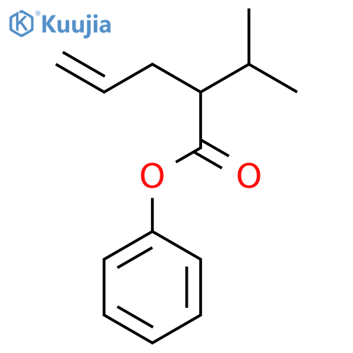 4-Pentenoic acid, 2-(1-methylethyl)-, phenyl ester structure