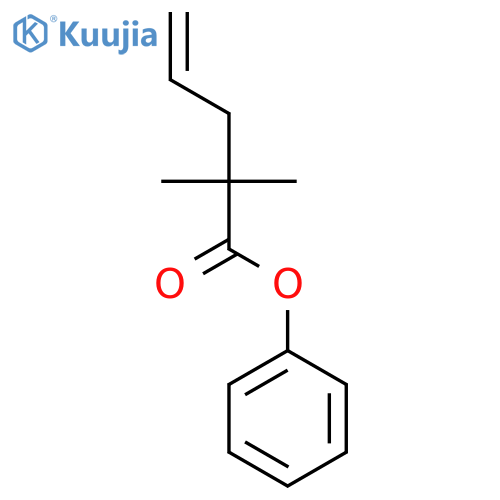 4-Pentenoic acid, 2,2-dimethyl-, phenyl ester structure