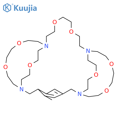 11,14,20,23,29,32,37,42-Octaoxa-1,8,17,26-tetraazatetracyclo[24.8.5.58,17.23,6]hexatetraconta-3,5,45-triene structure