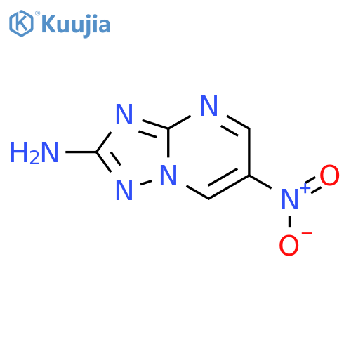 6-Nitro-[1,2,4]triazolo[1,5-a]pyrimidin-2-ylamine structure