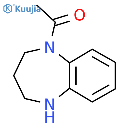 1-(2,3,4,5-tetrahydro-1H-1,5-benzodiazepin-1-yl)ethan-1-one structure