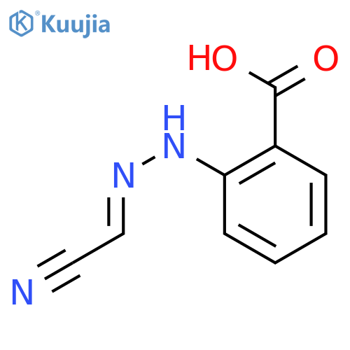 Benzoic acid,2-[2-(cyanomethylene)hydrazinyl]- structure