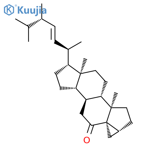 (22E,24S)-3α,5-cyclo-5α-ergost-22-en-6-one structure