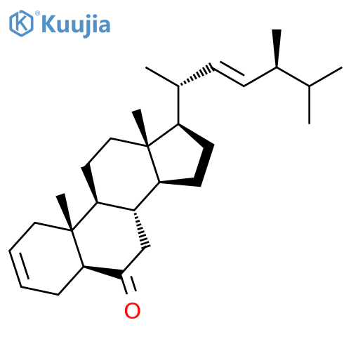 (22E,24S)-5α-ergost-2,22-dien-6-one structure