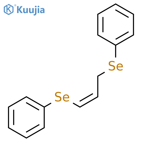Benzene, 1,1'-[1-propene-1,3-diylbis(seleno)]bis-, (Z)- structure