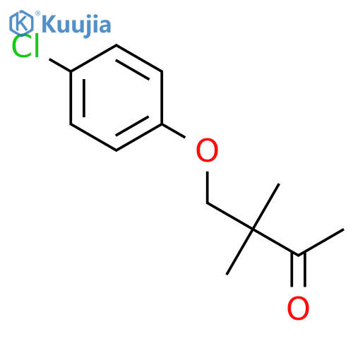 2-BUTANONE, 4-(4-CHLOROPHENOXY)-3,3-DIMETHYL- structure