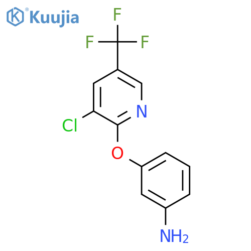 3-{3-Chloro-5-(trifluoromethyl)-2-pyridinyloxy}aniline structure