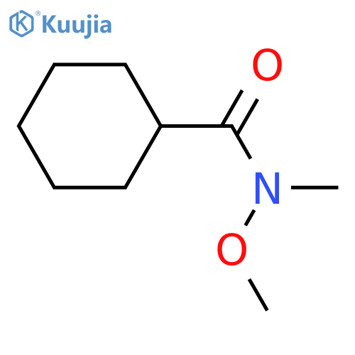 N-methoxy-N-methylcyclohexanecarboxamide structure