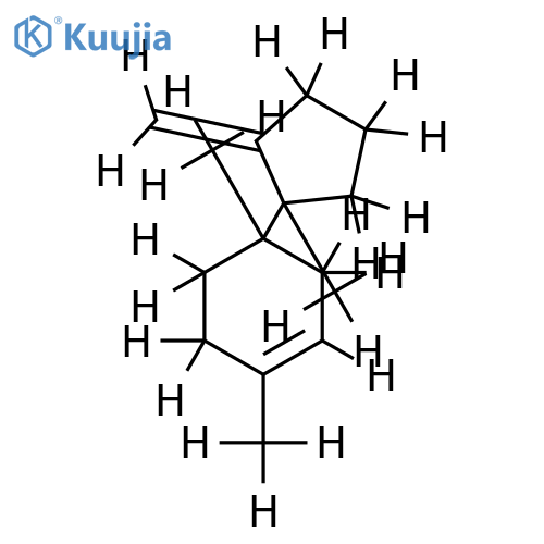 (+/-)-1,4-dimethyl-1-(1-methyl-2-methylenecyclopentyl)-1-cyclohexene structure
