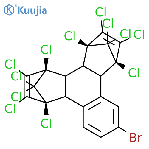 1,4:5,8-Dimethanotriphenylene,10-bromo-1,2,3,4,5,6,7,8,13,13,14,14-dodecachloro-1,4,4a,4b,5,8,8a,12b-octahydro- structure