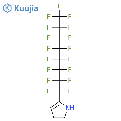 1H-Pyrrole, 2-(heptadecafluorooctyl)- structure