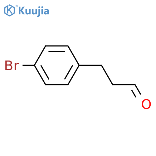 3-(4-bromophenyl)propanal structure