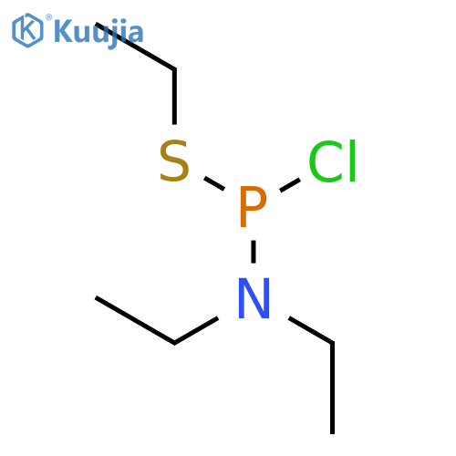 PHOSPHORAMIDOCHLORIDOTHIOUS ACID, DIETHYL-, ETHYL ESTER structure