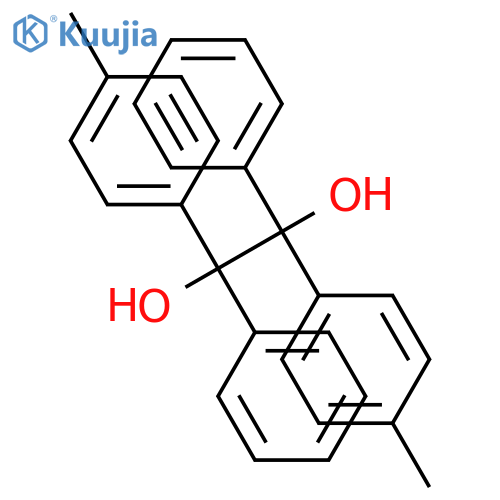 1,2-Ethanediol,1,2-bis(4-methylphenyl)-1,2-diphenyl- structure