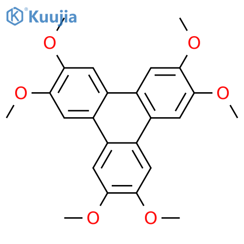 2,3,6,7,10,11-Hexamethoxytriphenylene structure
