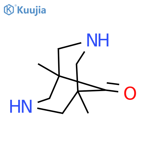 1,5-Dimethyl-3,7-diazabicyclo3.3.1nonan-9-one structure