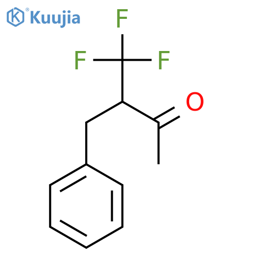 2-Butanone, 4,4,4-trifluoro-3-(phenylmethyl)- structure