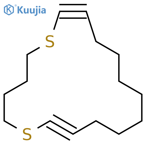 1,6-Dithiacycloheptadeca-7,16-diyne structure