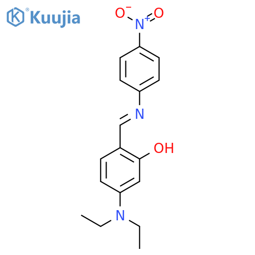 Phenol, 5-(diethylamino)-2-[(E)-[(4-nitrophenyl)imino]methyl]- structure