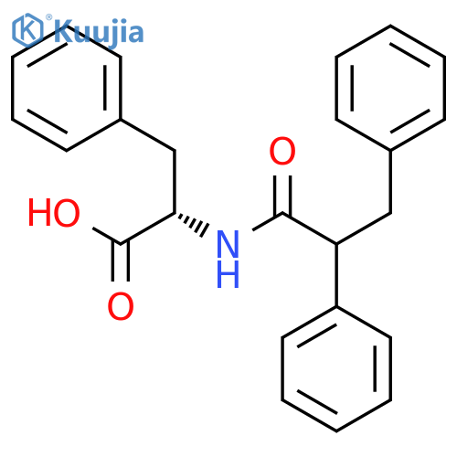 L-Phenylalanine, N-(1-oxo-2,3-diphenylpropyl)- structure