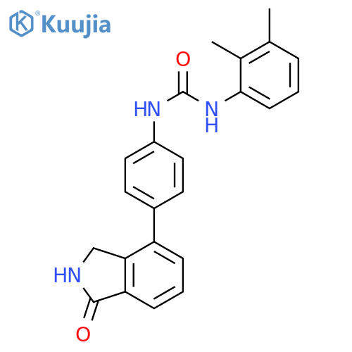 Urea,N-[4-(2,3-dihydro-1-oxo-1H-isoindol-4-yl)phenyl]-N'-(2,3-dimethylphenyl)- structure