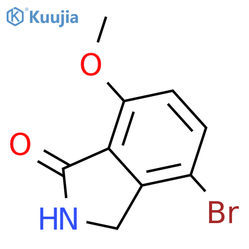 4-bromo-7-methoxy-2,3-dihydro-1H-isoindol-1-one structure