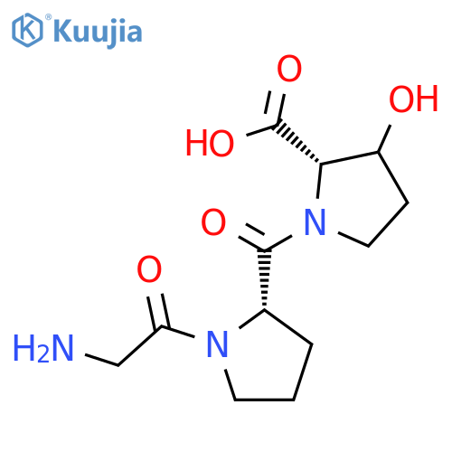 L-Proline, glycyl-L-prolyl-3-hydroxy- structure