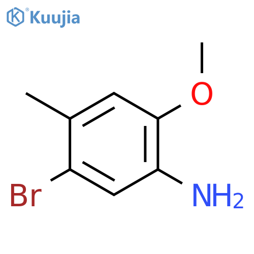 5-bromo-2-methoxy-4-methylaniline structure