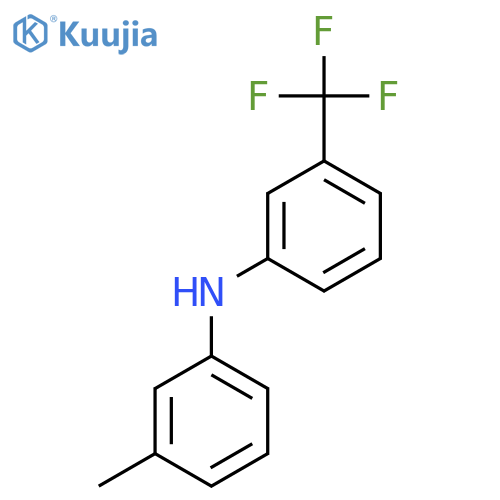 Benzenamine, N-(3-methylphenyl)-3-(trifluoromethyl)- structure