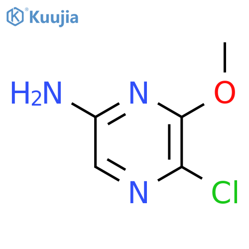 5-amino-2-chloro-3-methoxypyrazine structure