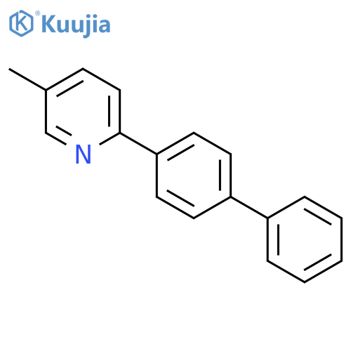 PYRIDINE, 2-[1,1'-BIPHENYL]-4-YL-5-METHYL- structure