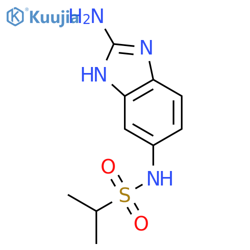 2-Propanesulfonamide, N-(2-amino-1H-benzimidazol-5-yl)- structure