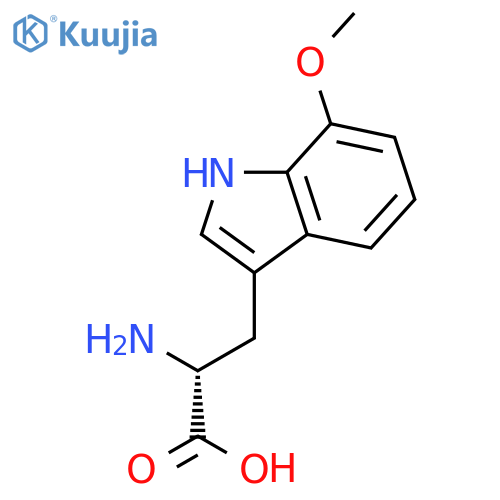 D-Tryptophan,7-methoxy- structure