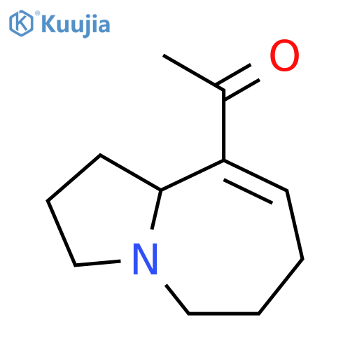1-(2,3,5,6,7,9a-hexahydro-1H-pyrrolo[1,2-a]azepin-9-yl)-Ethanone structure
