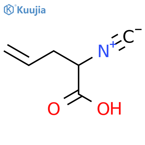 4-PENTENOIC ACID, 2-ISOCYANO- structure