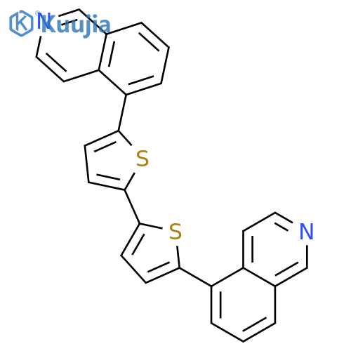 Isoquinoline, 5,5'-[2,2'-bithiophene]-5,5'-diylbis- structure